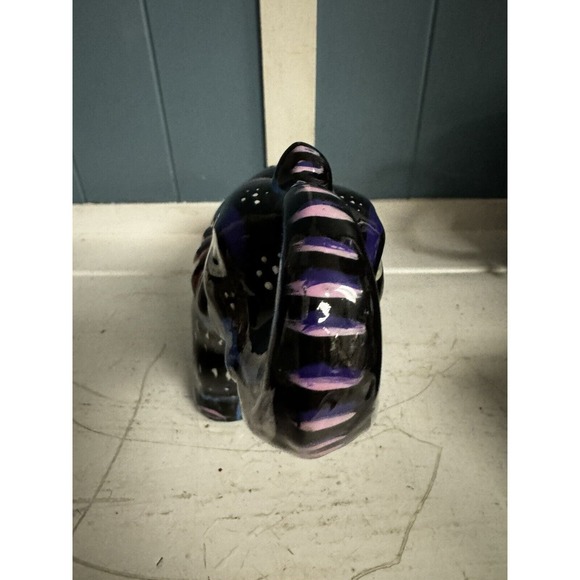 Talavera Pottery Art Ceramic Elephant Figurine‎ Piggy Money Bank Hand Painted - Picture 5 of 6